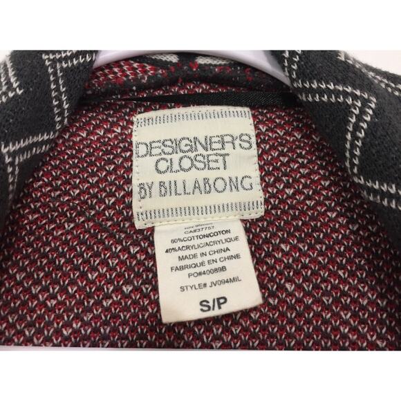 N5) Y2K Billabong Designer’s Closet Cardigan Womens Size S Top Aztec Boho Fringe - Picture 4 of 8